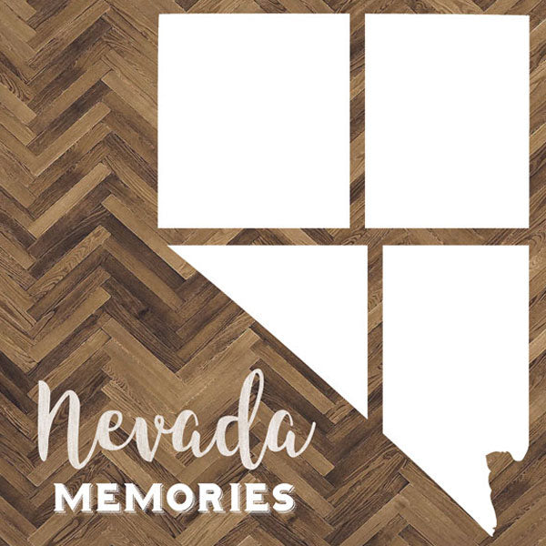 NEVADA MEMORIES 12"x12" Photo Overlay Scrapbooksrus