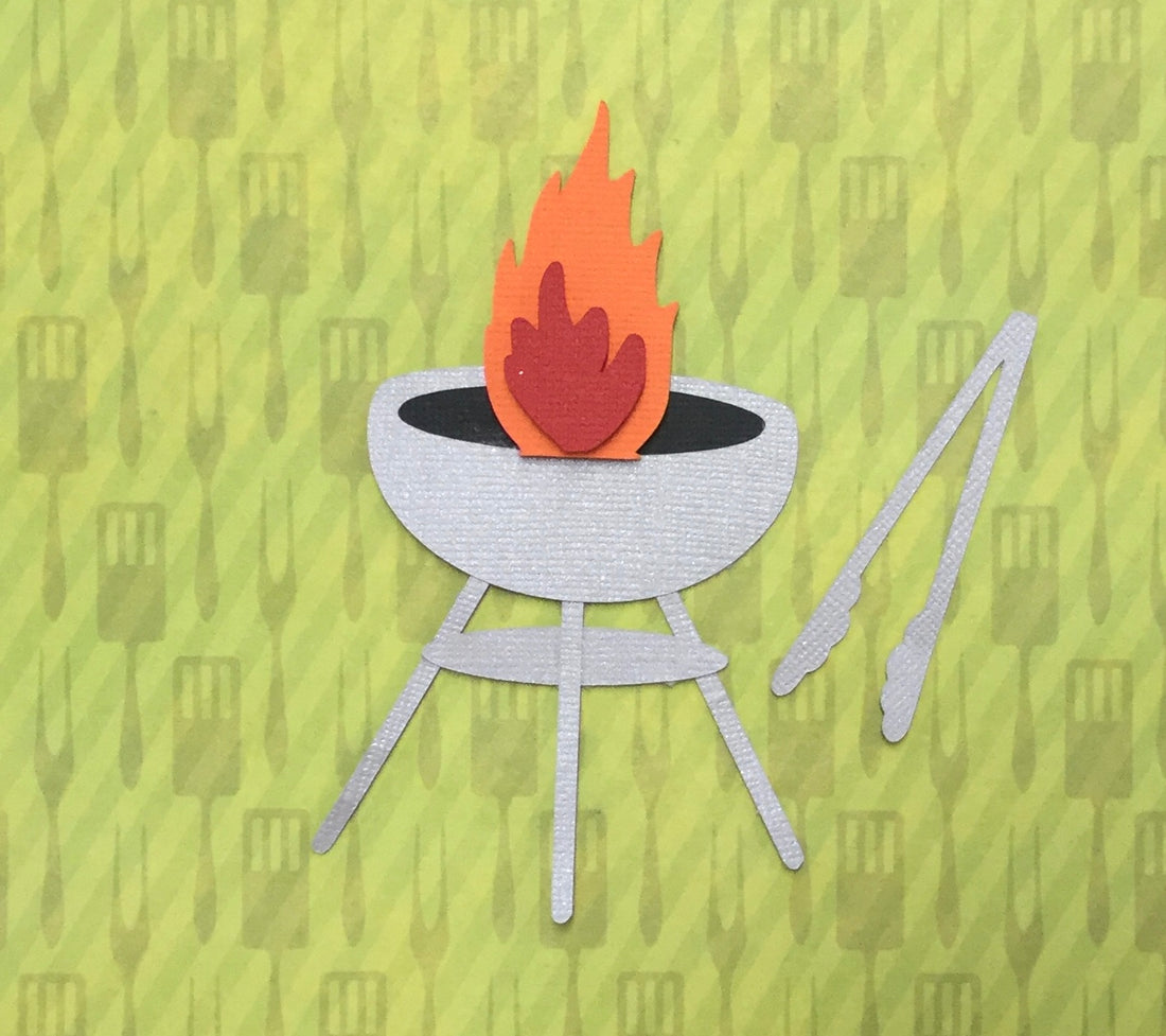 BARBECUE GRILL Custom Scrapbook Die Cuts Scrapbooksrus