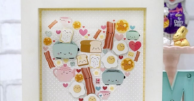 Doodlebug 12”x12” WHITE Shadow Box Scrapbooksrus