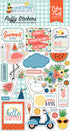 Echo Park Summertime PUFFY STICKERS 35pc Scrapbooksrus