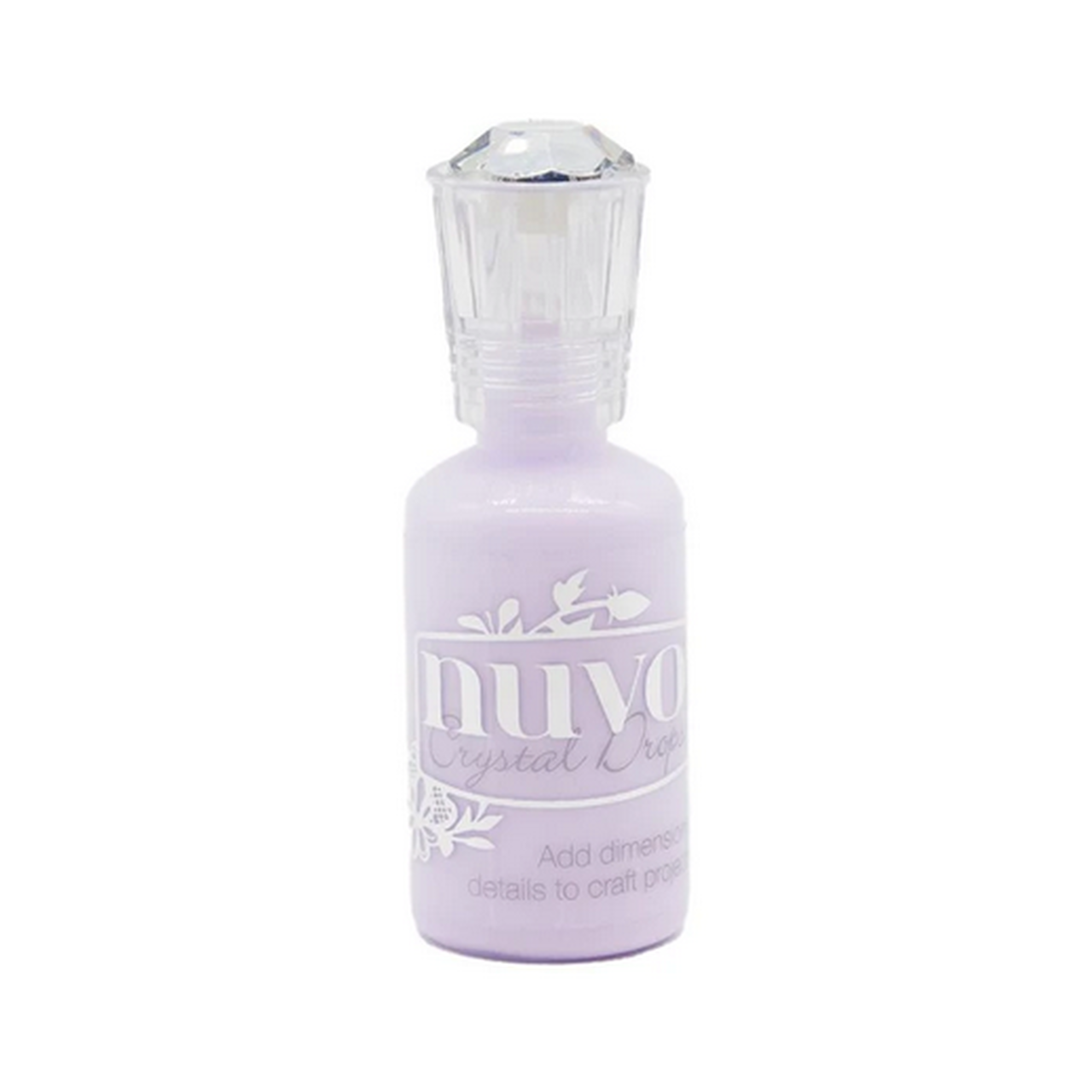 Nuvo Crystal Drops FRENCH LILAC 3D Gloss Enamel Dots 1oz Scrapbooksrus