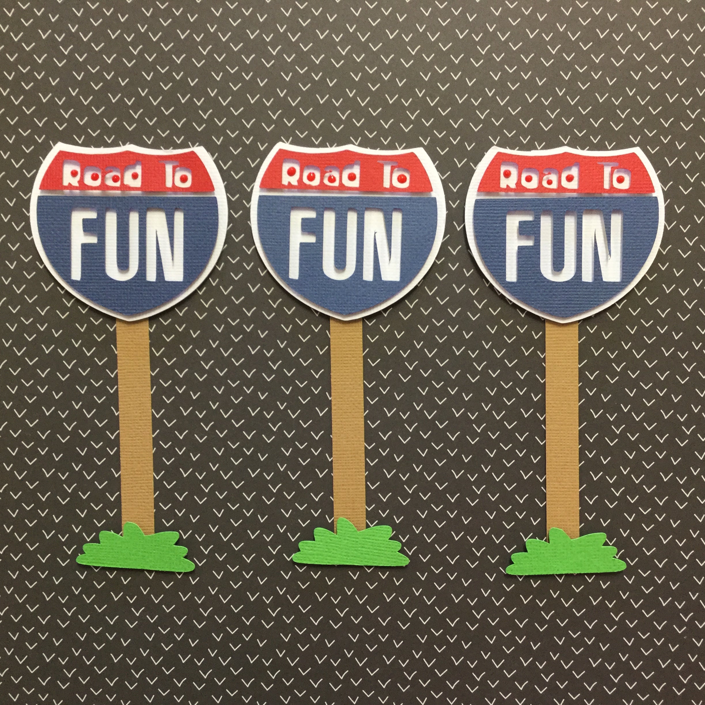 ROAD TO FUN Travel Die Cuts Scrapbooksrus