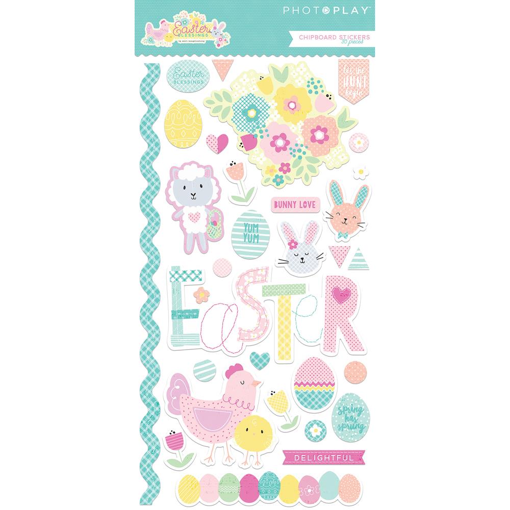 Photo Play Easter Blessing Chipboard Sticker Scrapbooksrus