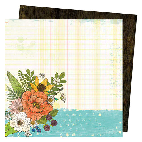 American Crafts Vicki Boutin FERNWOOD 12"X12" Paper Pad 24 Sheets Scrapbooksrus