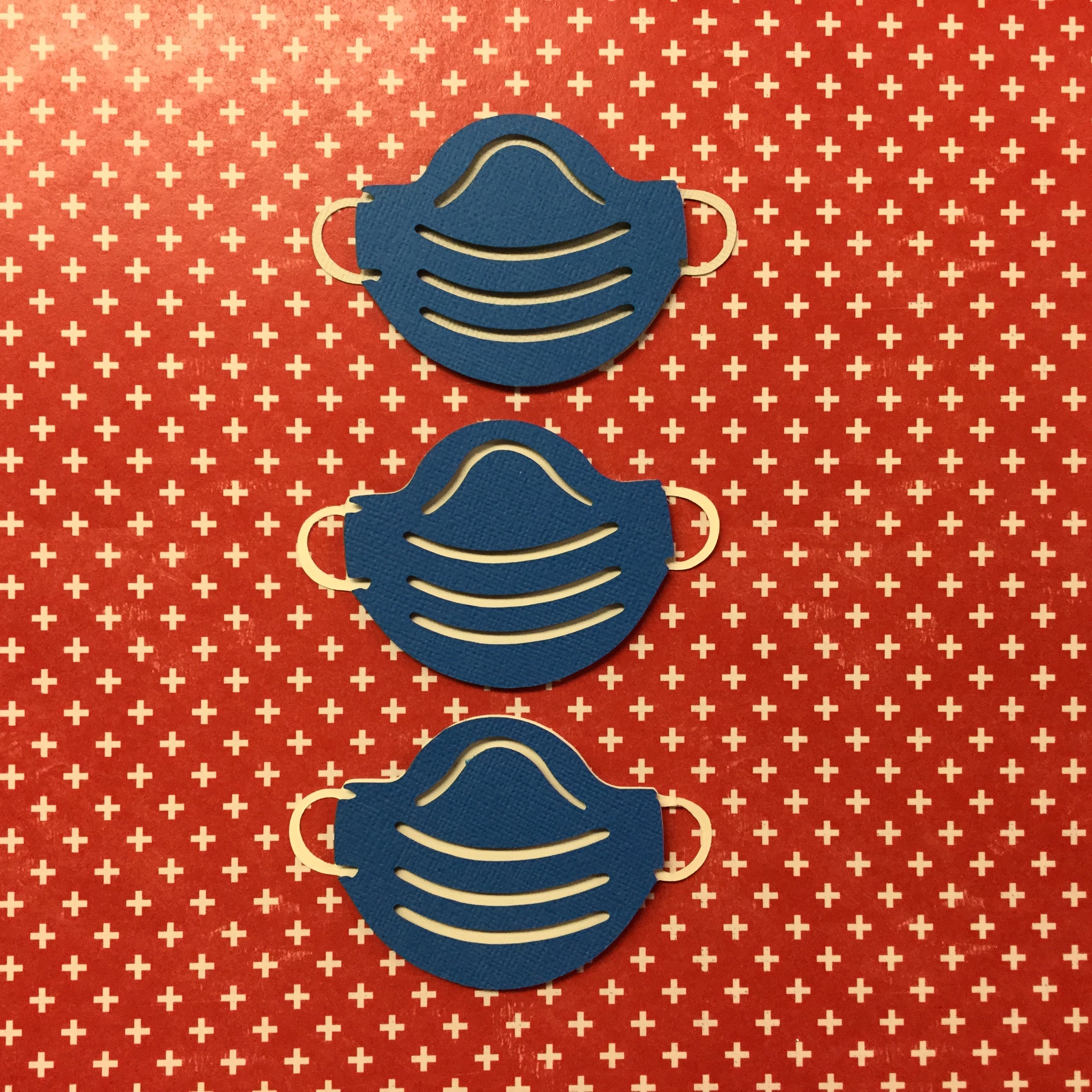 Corona FACE MASK Covid-19 Quarantine Scrapbook DieCuts Scrapbooksrus