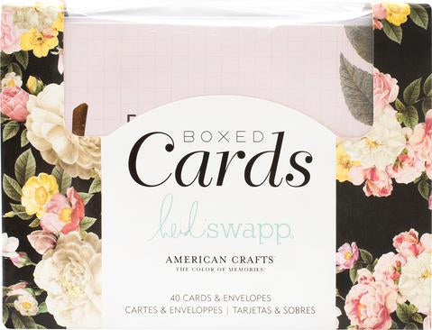 American Crafts Heidi Swapp Floral BOXED CARDS Scrapbooksrus