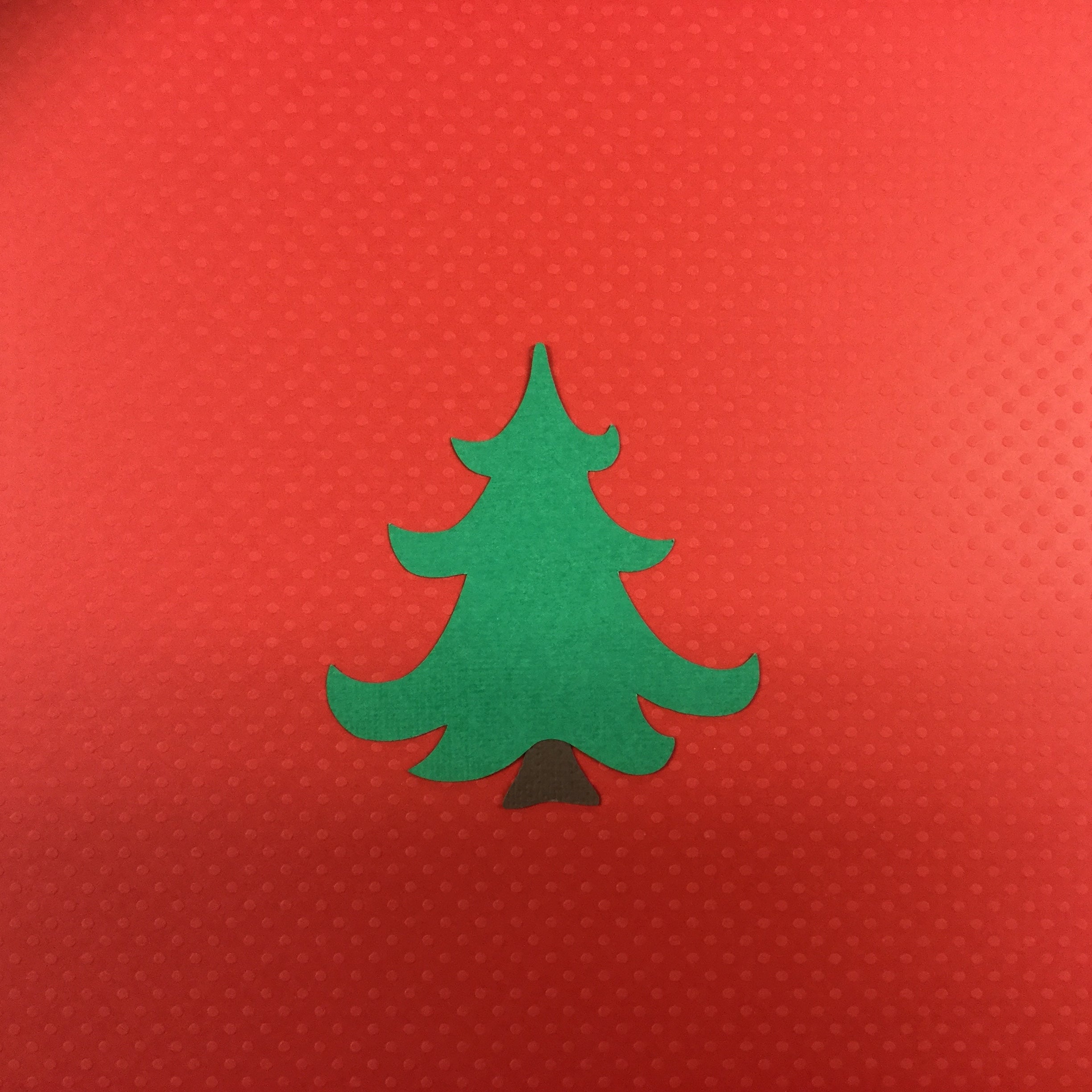 Christmas TREE Custom Die Cuts Scrapbooksrus