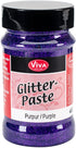 Viva Decor PURPLE Glitter Paste 90ml Scrapbooksrus