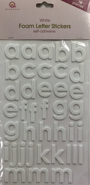 Foam Sticker Letters 