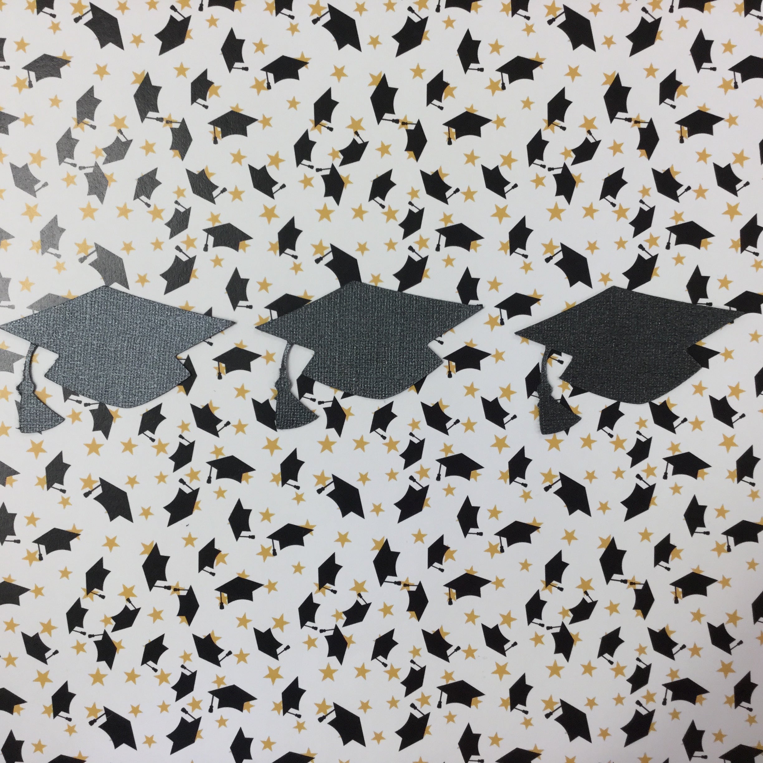 GRADUATION CAP Custom Scrapbook Die Cut Embellishments 10pc Scrapbooksrus