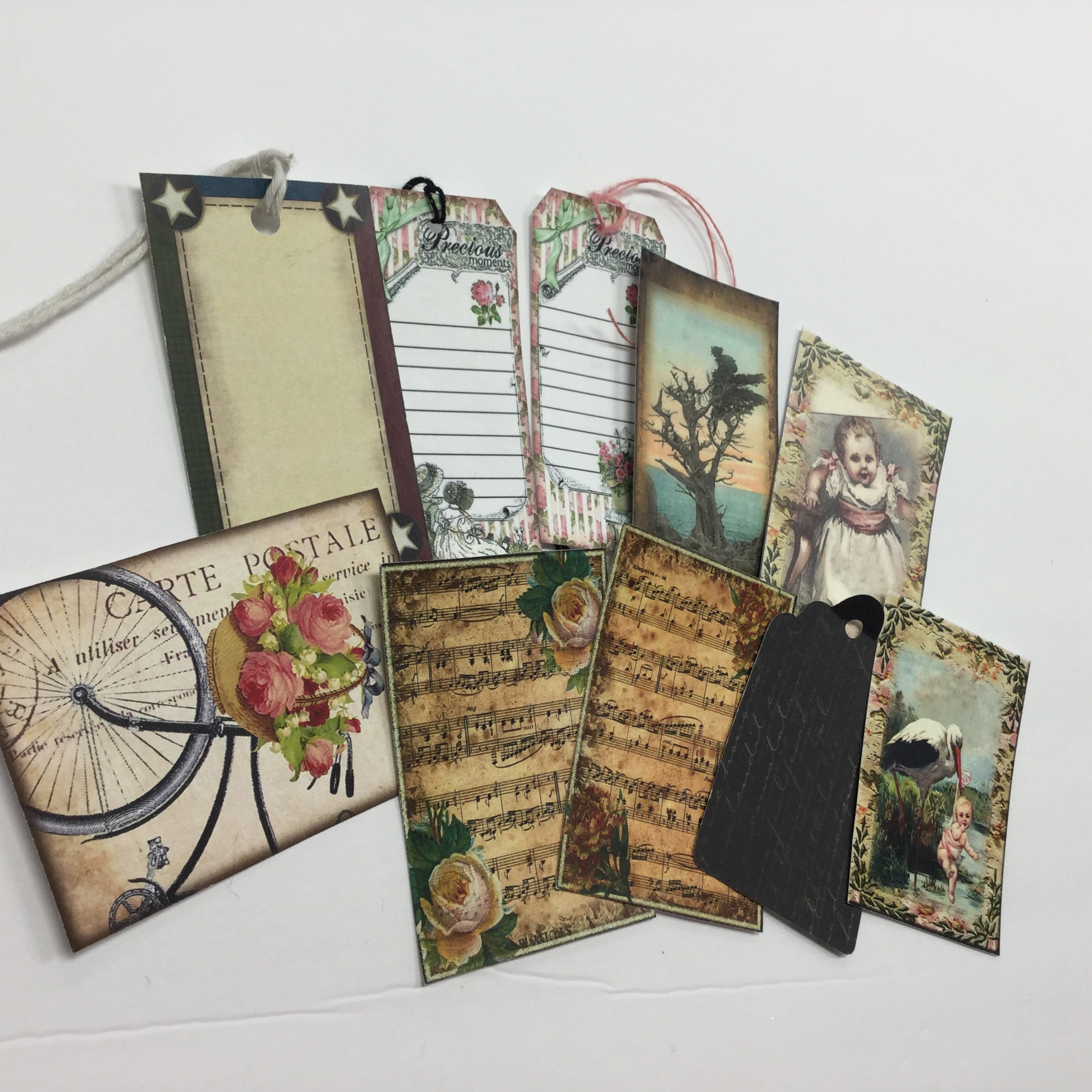 Tags & Ephemera 10pc MIXED LOT TAGS Scrapbooksrus