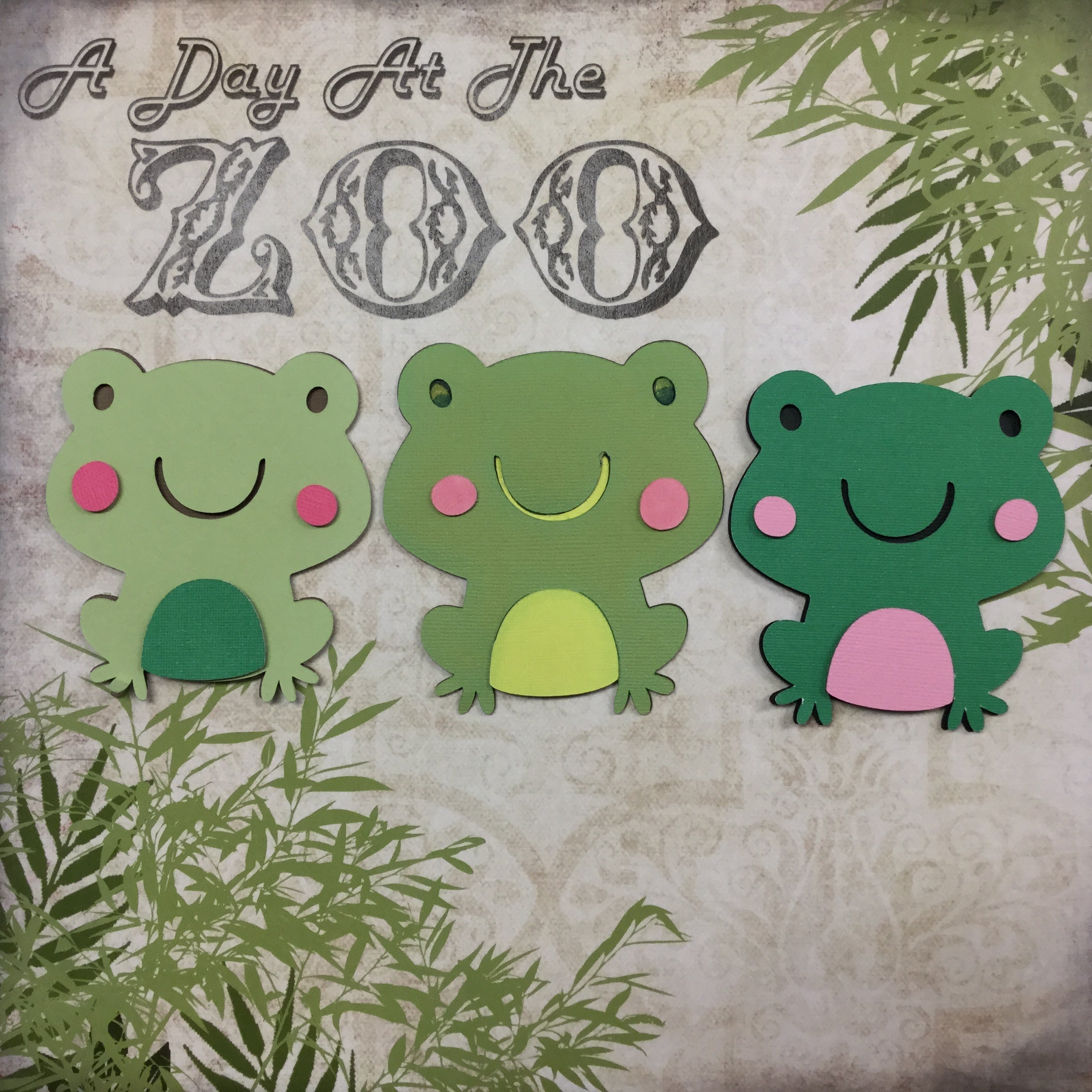 FROGS Die Cuts Scrapbooksrus