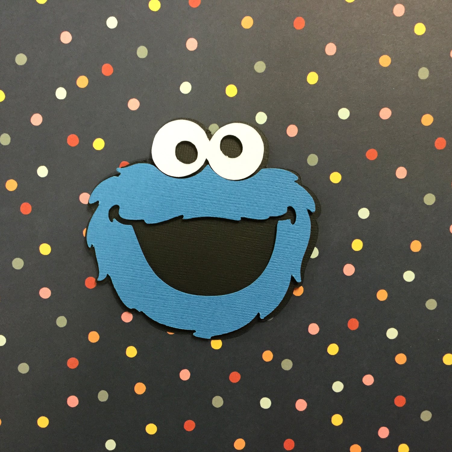 SESAME STREET Characters Die Cut Scrapbook Embellishments Cookie Monster Scrapbooksrus