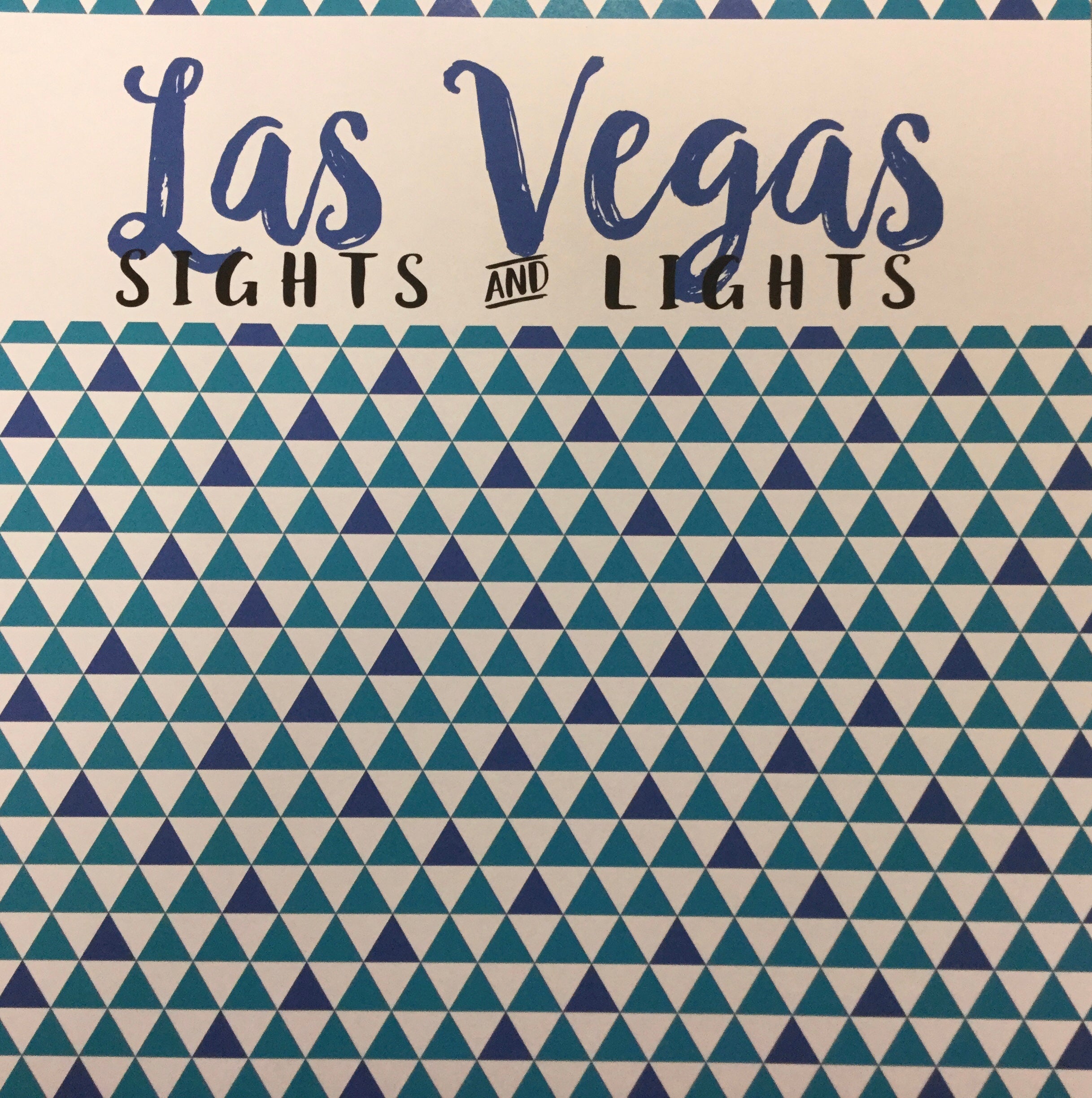 LAS VEGAS School Triangles 12X12 Scrapbook Paper Scrapbook Customs Scrapbooksrus