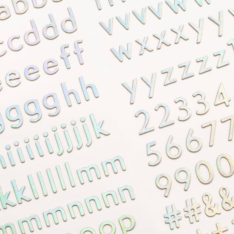 American Crafts Thickers OLD SCHOOL Chipboard Letter Stickers Scrapbooksrus