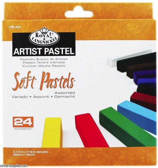 Royal & Langnickel SOFT PASTELS 24 pc Scrapbooksrus