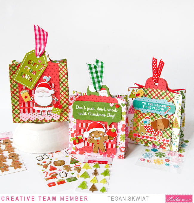 Bella Blvd S IS FIR SANTA Christmas Bella-Pops 3D Sticker 1pc Scrapbooksrus