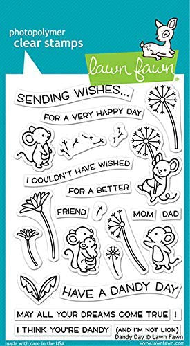Lawn Fawn  DANDY DAY Clear Stamps 24pc Scrapbooksrus