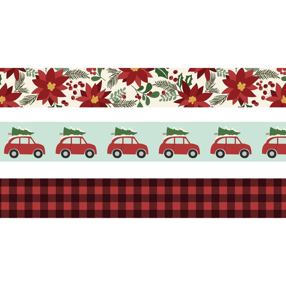 Simple Stories JINGLE ALL THE WAY Washi Tape 50 Ft. Scrapbooksrus