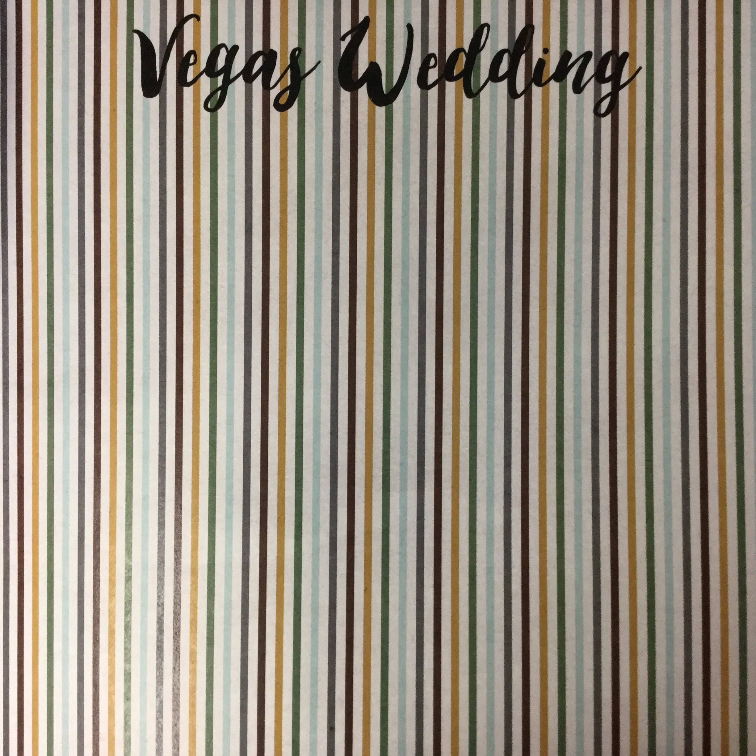 VEGAS WEDDING Outdoor Adventure 12"X12" Scrapbook Paper LV Scrapbooksrus