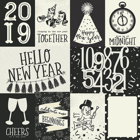 Simple Stories 2019 3x4& 4x6 ELEMENTS 12x12 Scrapbook Paper Scrapbooksrus