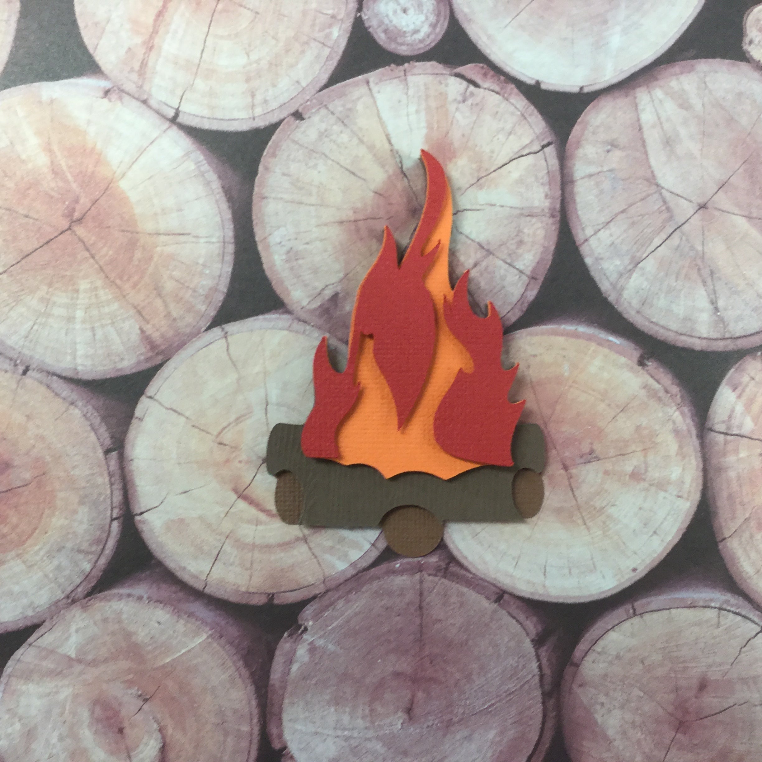 CAMPFIRE Camping Custom Scrapbook Die Cuts Scrapbooksrus