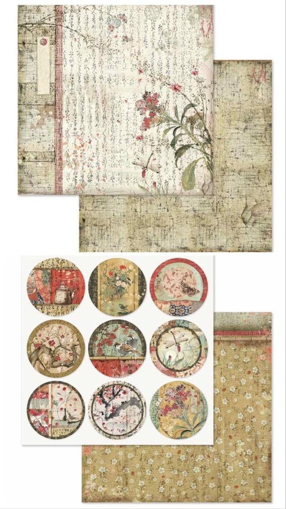 Stamperia ORIENTAL GARDEN 12"X12" Paper Pad Scrapbooksrus