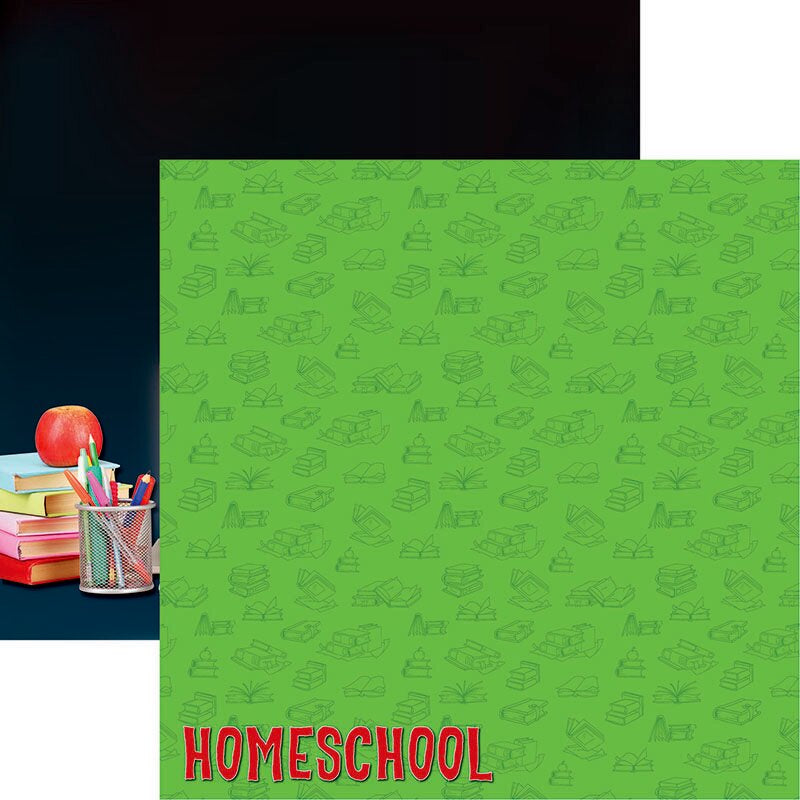 Reminisce There’s No Place Like Home HOMESCHOOL 12X12 Scrapbook Sheet Scrapbooksrus
