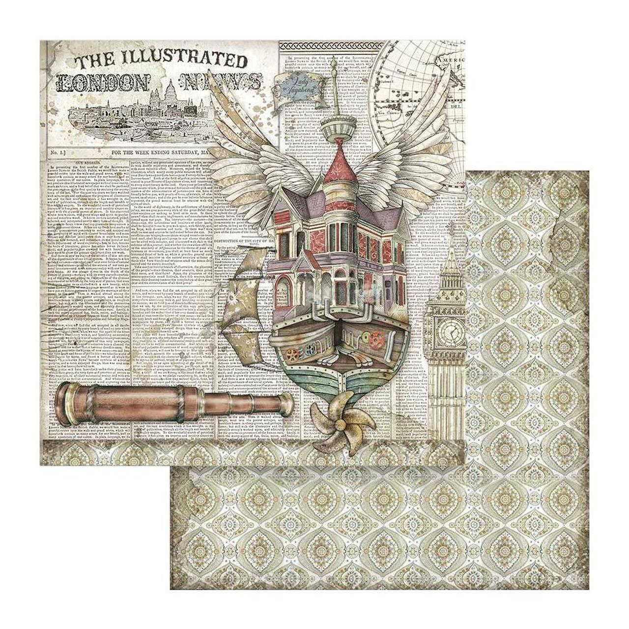 Stamperia LADY VAGABOND 12"X12" Paper Pad
