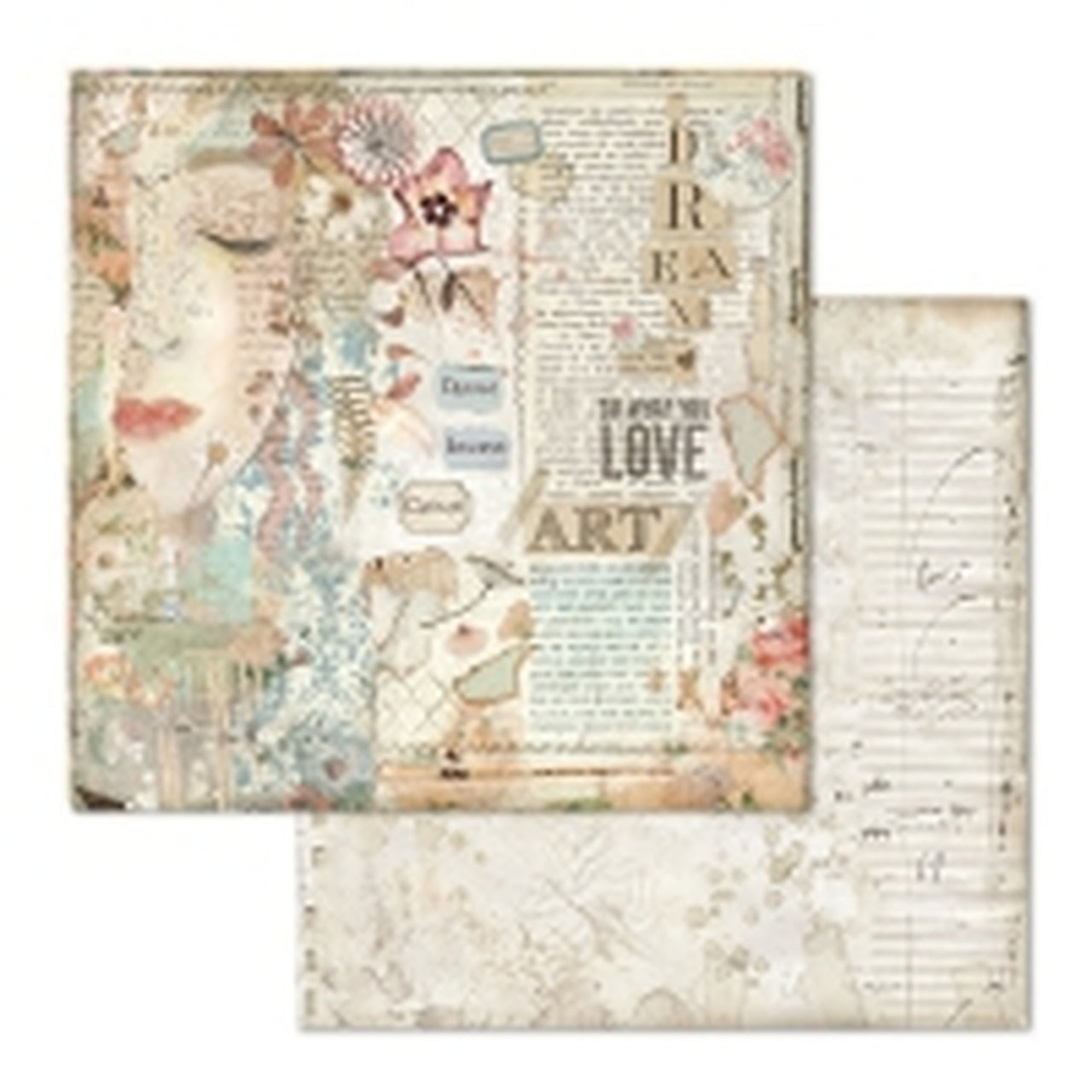 Stamperia IMAGINE 12"X12" Paper Pad Scrapbooksrus