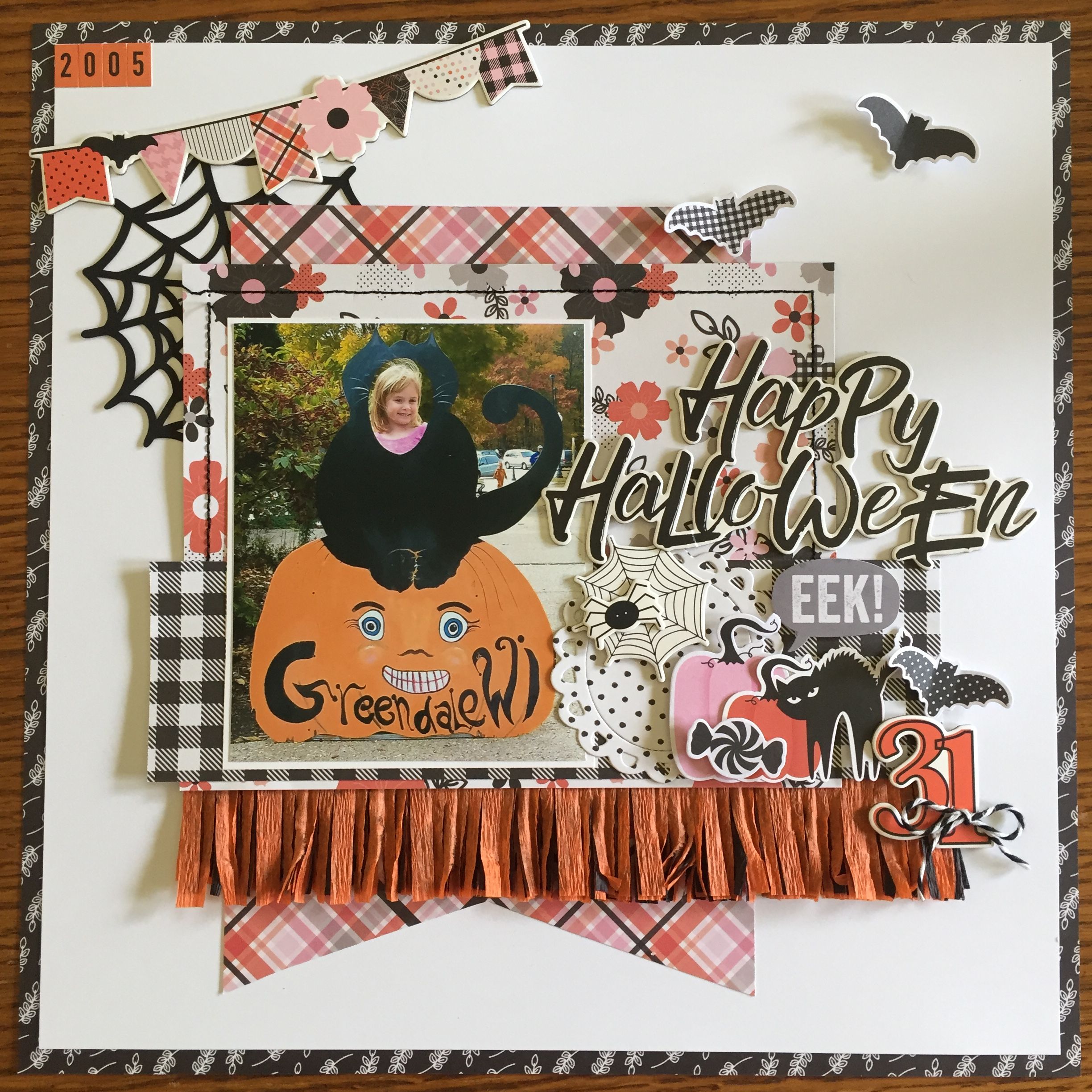 Simple Stories HAPPY HAUNTING 12x12 Scrapbook Paper Scrapbooksrus