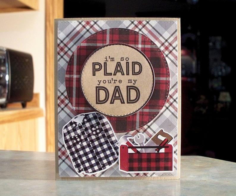 Simple Stories Plaid Dad 3x4 & 4x6 ELEMENTS 12x12 Scrapbook Paper Scrapbooksrus