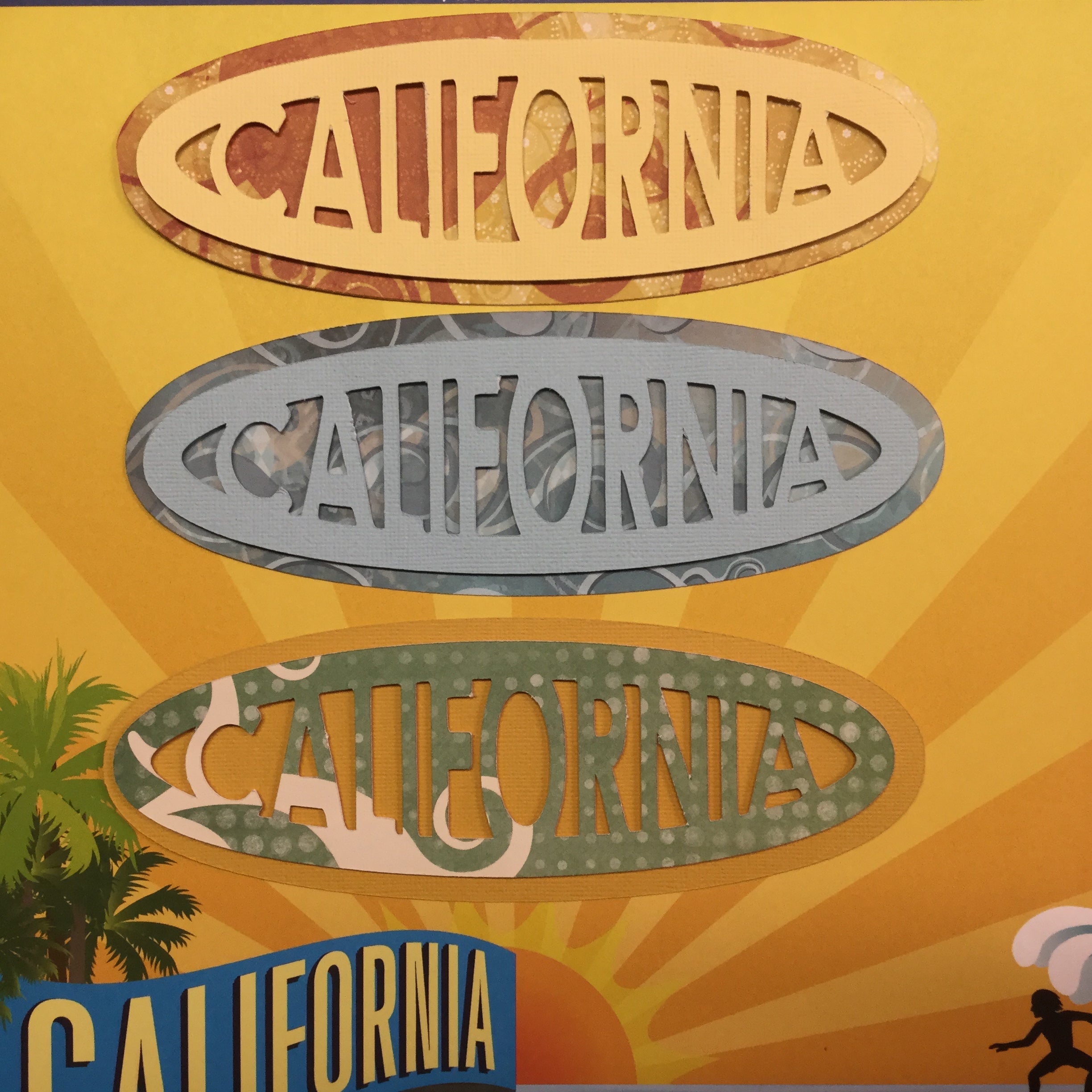CALIFORNIA Custom Scrapbook Die Cuts Scrapbooksrus