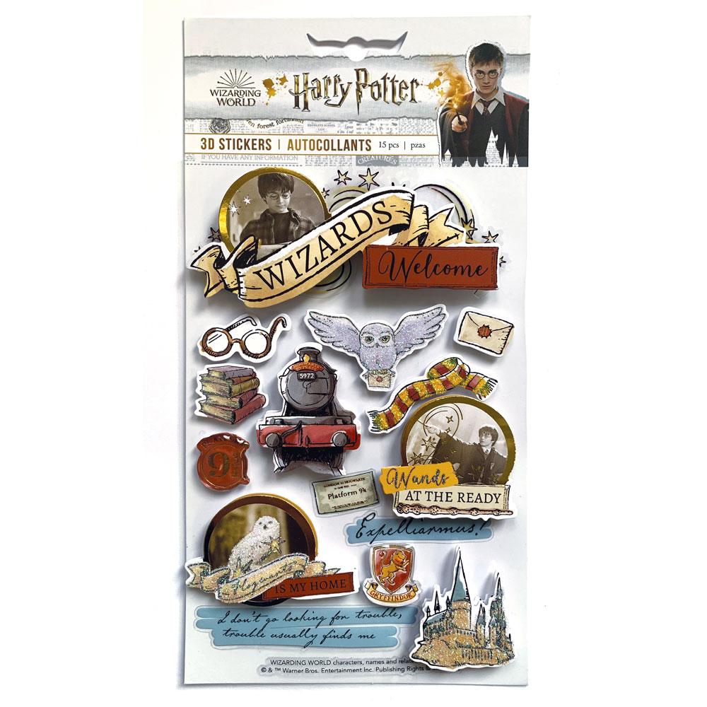 Paper House Wizarding World HARRY POTTER 3D Stickers Scrapbooksrus