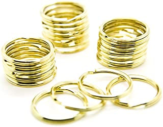 Westrim Crafts 32MM Gold SPLIT RING 4pc Scrapbooksrus