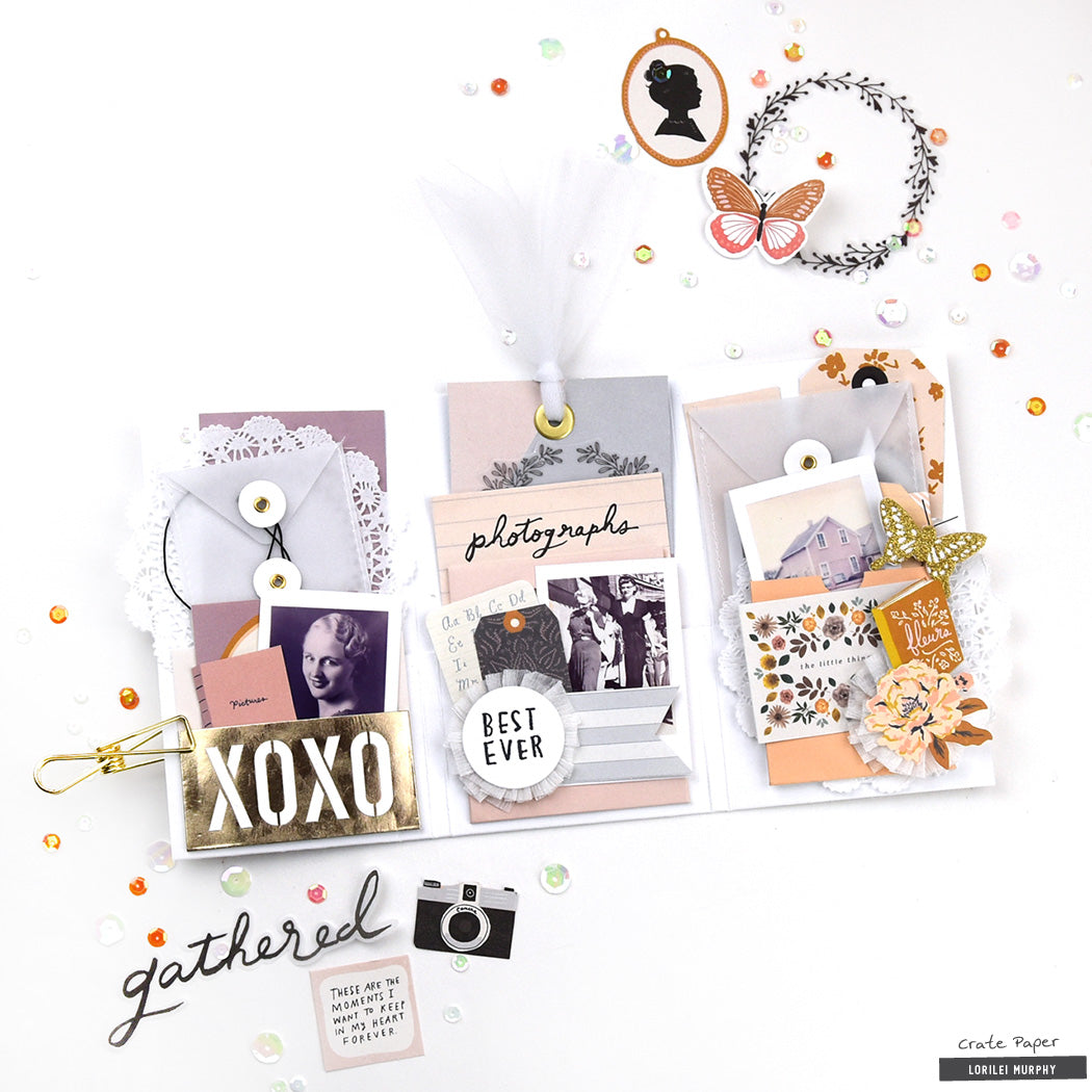 Crate Paper Maggie Holmes HERITAGE Stickers 6"X12" 64pc. Scrapbooksrus