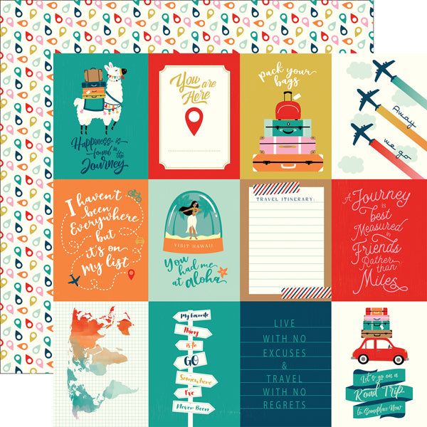 Echo Park PACK YOUR BAGS 12”x12” 13pc COLLECTION KIT Scrapbooksrus