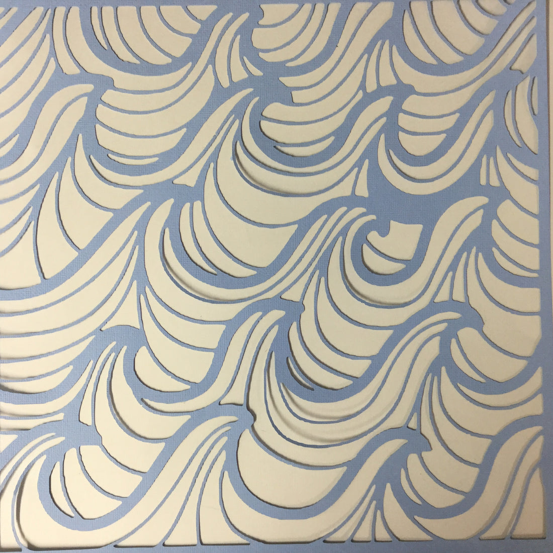 Page Frame OCEAN WAVES 12"x12" Scrapbook Overlay