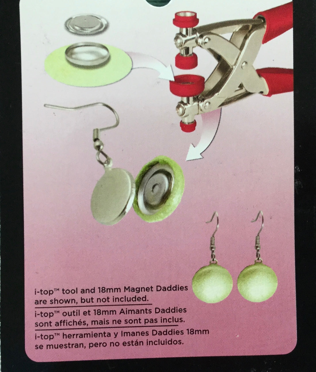 Imaginisce Magni Top MAGNET EARRING KIT Scrapbooksrus