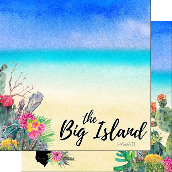 Page Kit Scrapbook BIG ISLAND HAWAII KIT 10 pc. Scrapbooksrus