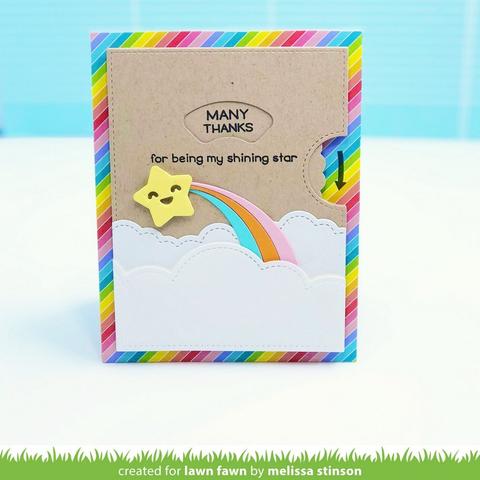 Lawn Fawn Cuts Reveal Wheel SHOOTING STAR  ADD-ON Craft Dies Scrapbooksrus