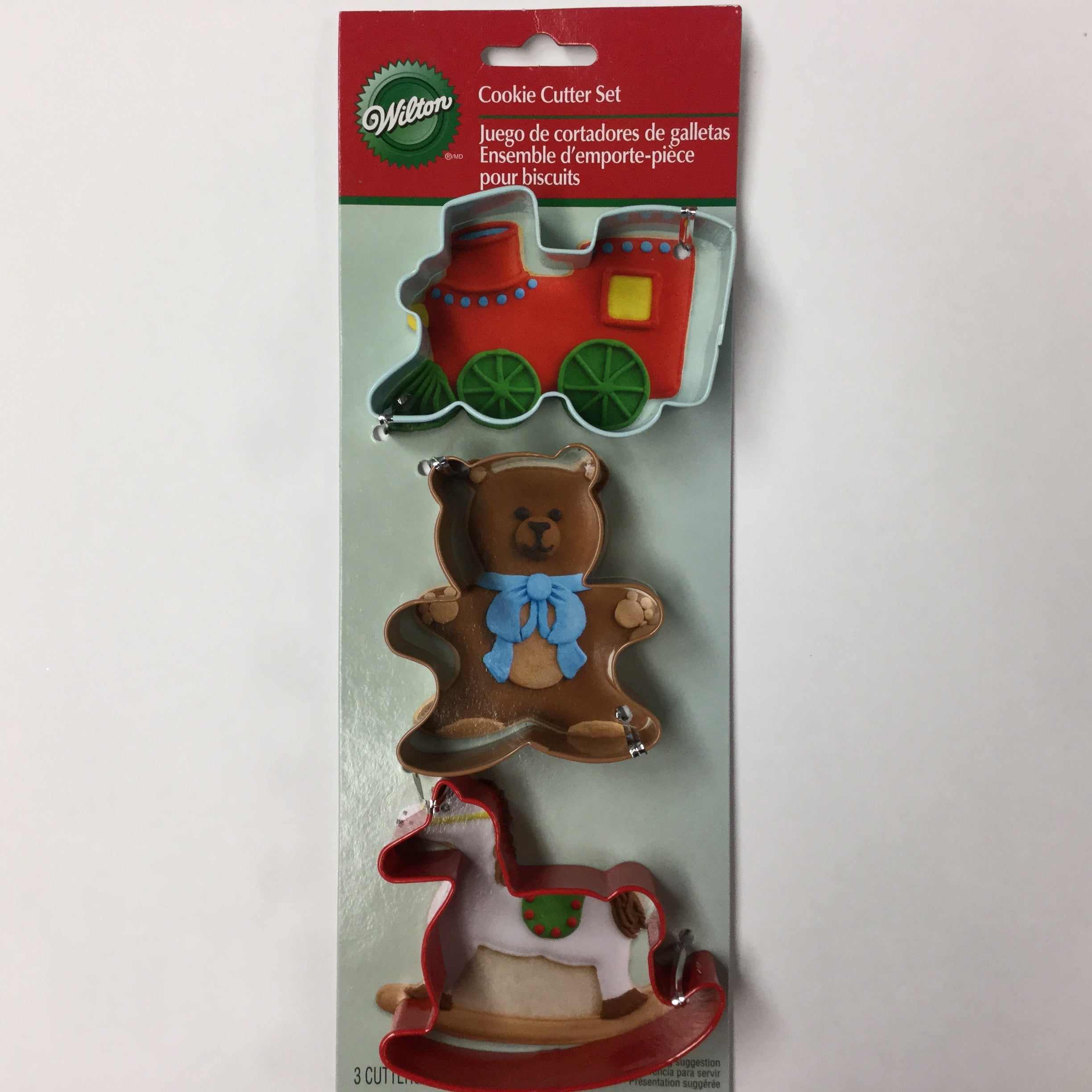 Wilton COOKIE CUTTER SET Holiday Celebration 3pc Scrapbooksrus