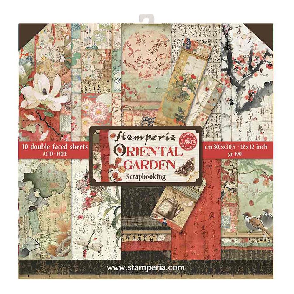 Stamperia ORIENTAL GARDEN 12"X12" Paper Pad Scrapbooksrus