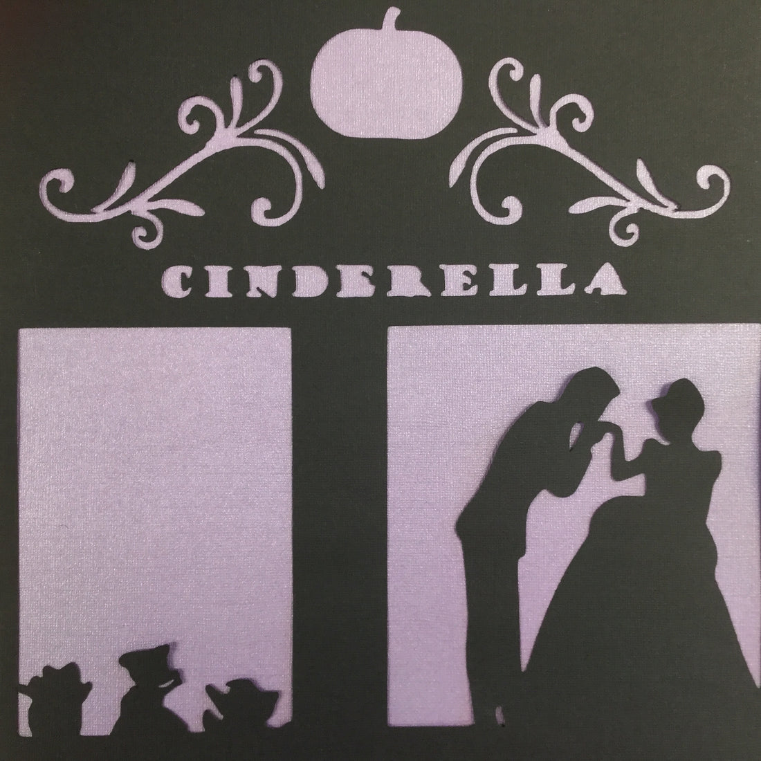 Page Frame CINDERELLA 12"x12" Scrapbook Overlay Scrapbooksrus