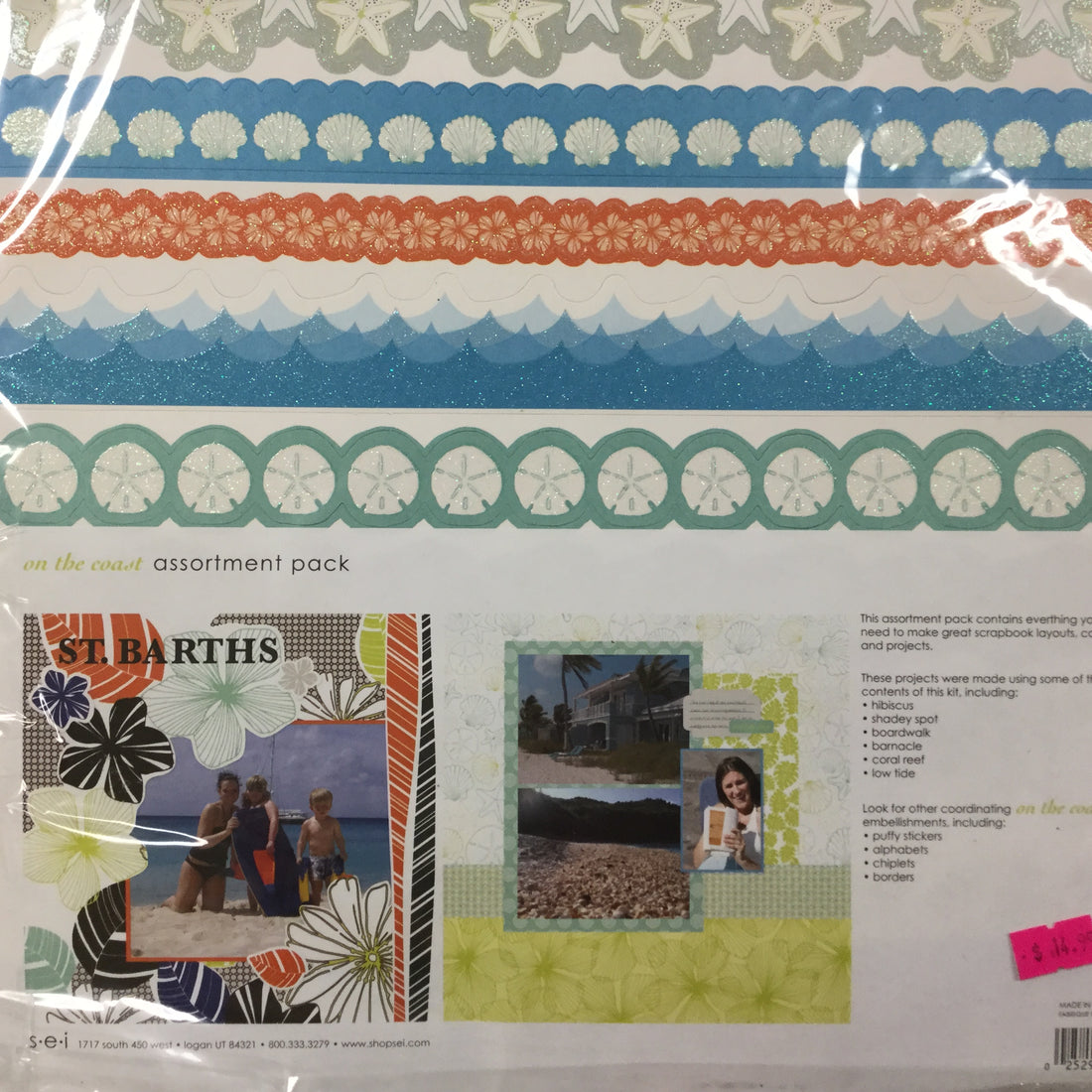 SEI ON THE COAST 12"X12" Paper Pad 24pc Scrapbooksrus