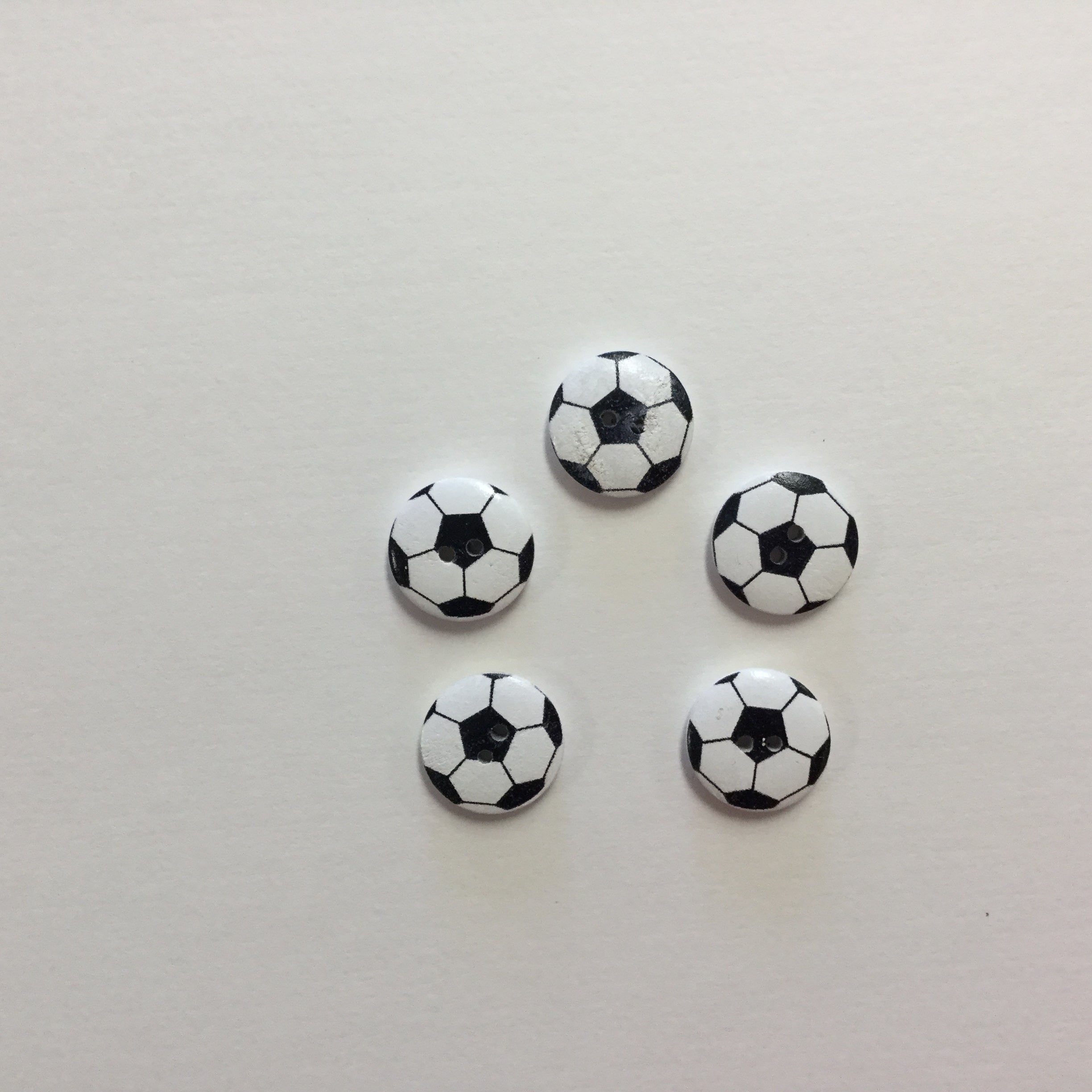 Sports Button SOCCER 1pc 3/4” Round Scrapbooksrus