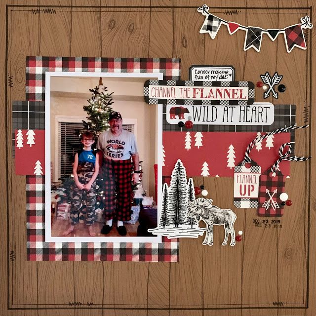 Echo Park 12"x12" LITTLE LUMBERJACK 13pc COLLECTION KIT Scrapbooksrus