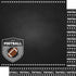 FOOTBALL DS CHALKBOARD SPORTS 12x12 Scrapbook Paper Scrapbooksrus