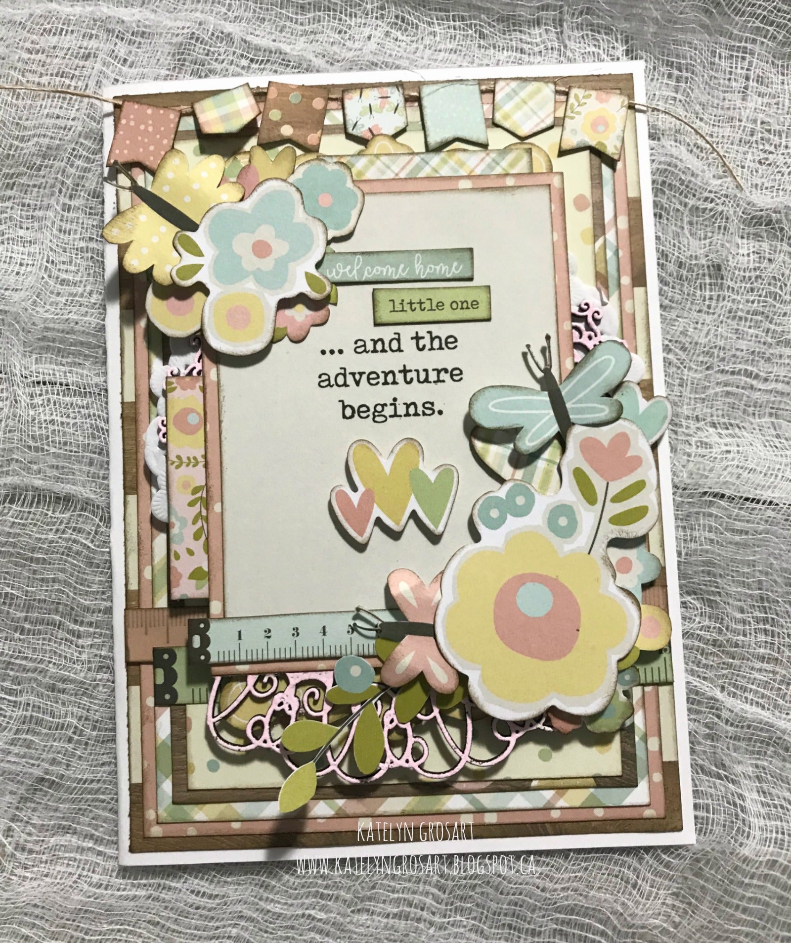 Simple Stories Oh Baby! 4x4 ELEMENTS 12x12 Scrapbook Paper Scrapbooksrus