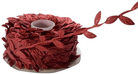 May Arts 1" LEAF RIBBON 1 yard yd
